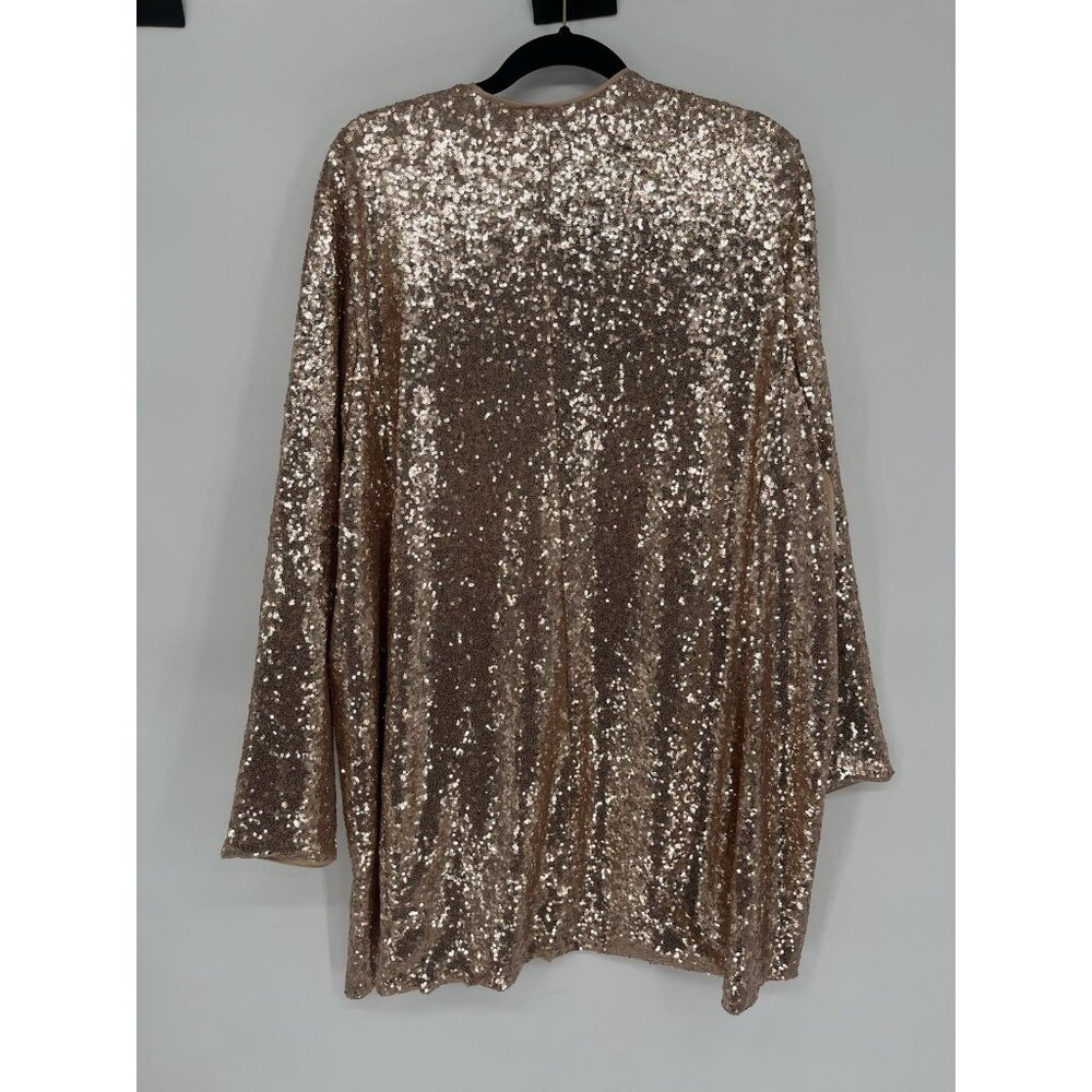 Torrid Stretch Sequin Mesh Long Line 3rd Piece Op… - image 5